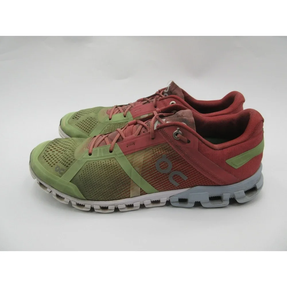 On Running Cloudsurfer Shoes Womens Size 11 Pink Green CloudTec Athletic